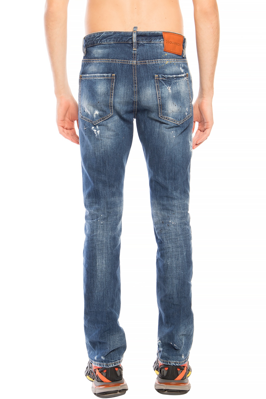 Dsquared2 'Flare Leg Boot Cut Jean' distressed jeans | Men's